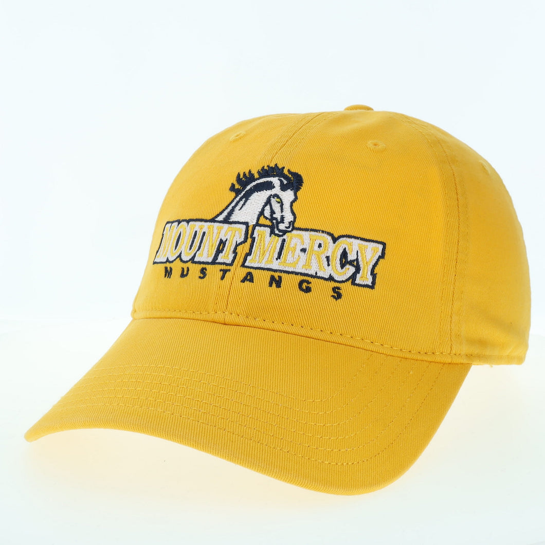 Relaxed Twill Cap with core logo | Gold