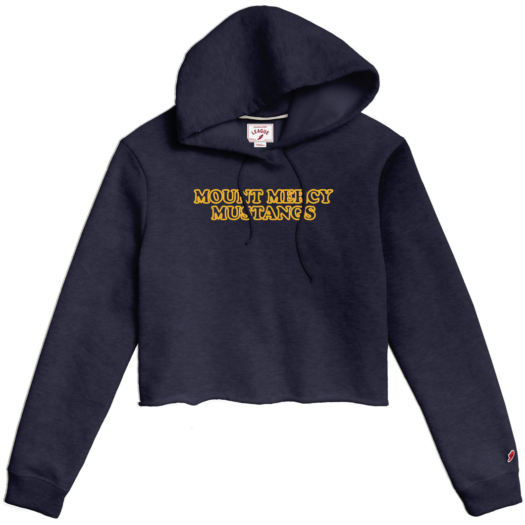 1636 Ladies Cropped Hood | Navy