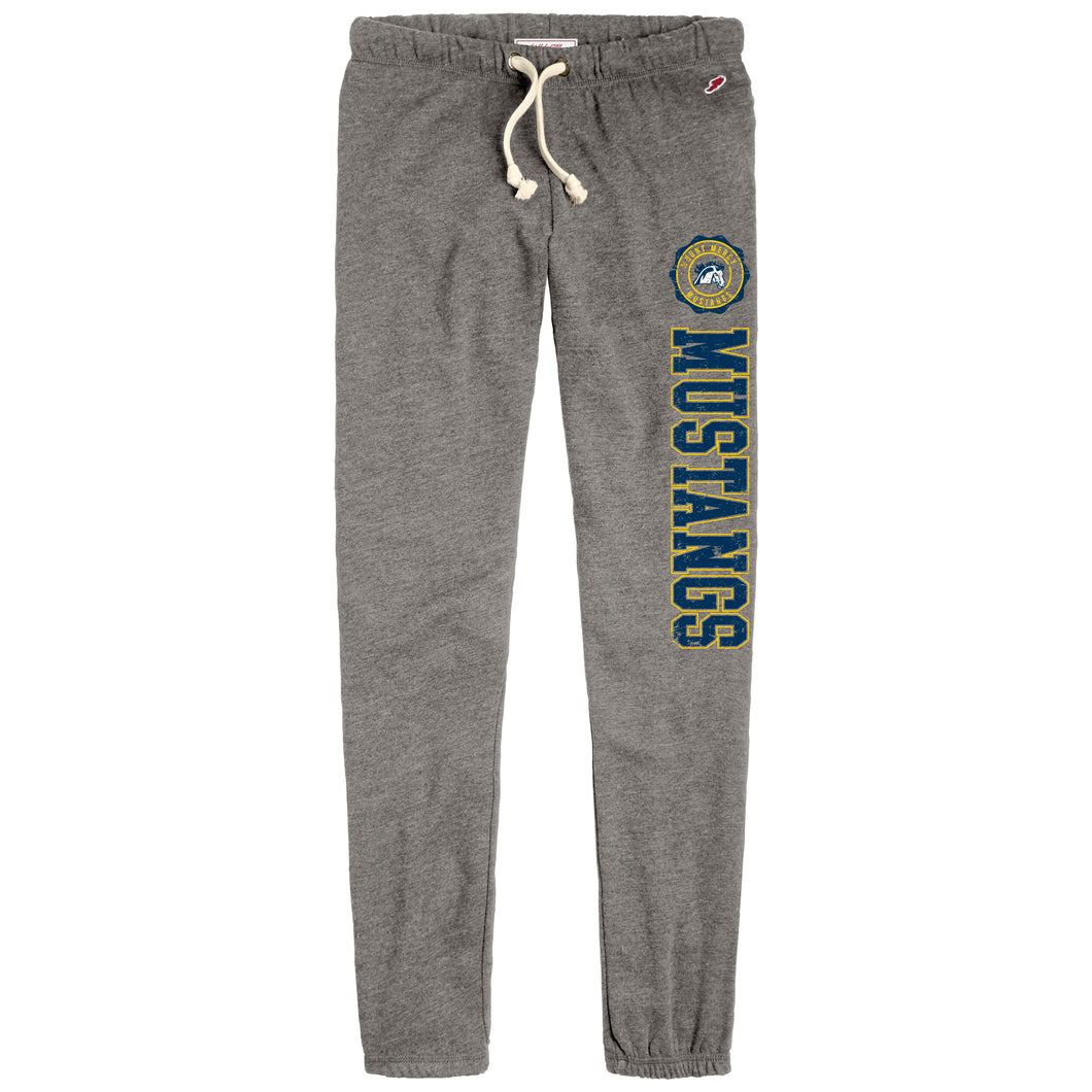 Victory Springs Ladies Closed Bottom Sweatpant | Fall Heather Grey