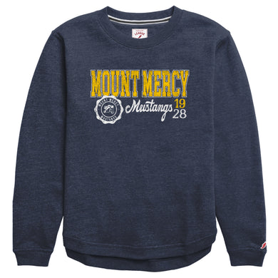 Victory Springs Ladies Crewneck | Heather Liberty Navy