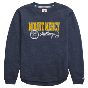 Victory Springs Ladies Crewneck | Heather Liberty Navy