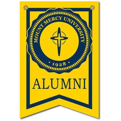 12 X 18 Dovetail Seal Banner | Gold