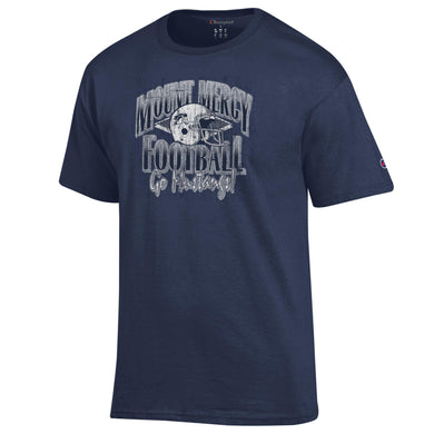 Retro Football Tee | Navy