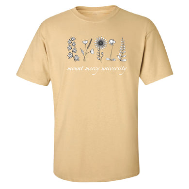 Althea Plants Shot Sleeve Tee, Butter (F23)