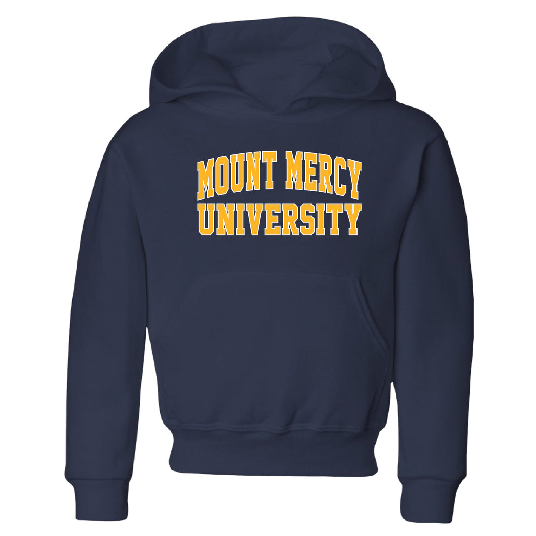 Youth Core Hooded Sweatshirt, Navy (F23)