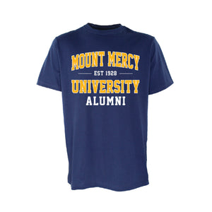 Mount Mercy Alumni Short Sleeve Tee, Navy