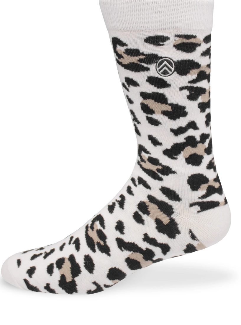 Sky Footwear Socks, Leopard